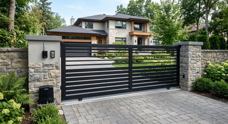 Driveway Fence Installation in Rockville, MD