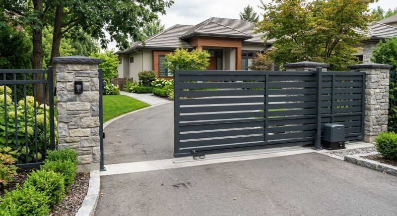 Driveway Fence Installation in Plano, TX