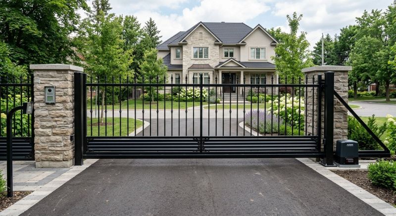 Electric Gate Installation in Plano, TX