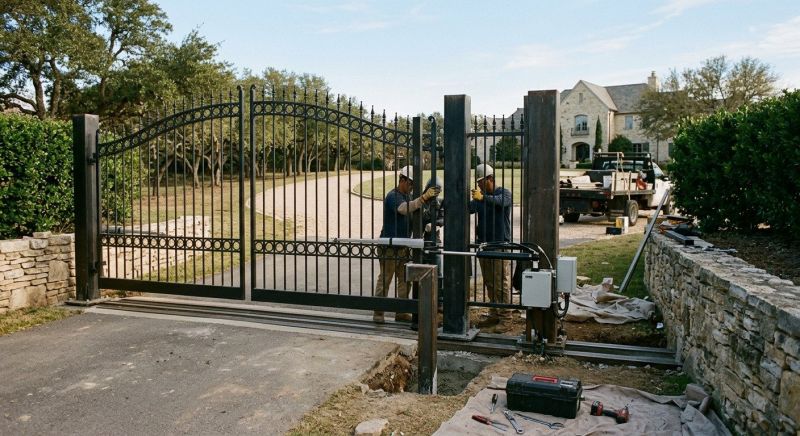 Entrance Gate Installation in Rockville, MD